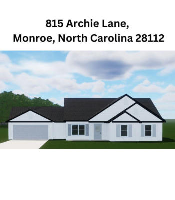 815 ARCHIE LN, MONROE, NC 28112 - Image 1